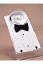 Slim Fit Groom's Suit Stone Collar Shirt - 2