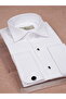 Slim Fit Groom's Suit Stone Collar Shirt - 5