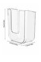 Wet wipe organizer wall mount - 5