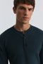 Button collar textured sweater - 5