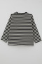 Baby Boy Long Sleeve T-Shirt with Patches and Stripes, 9 Months - 3 Years, Black - 2