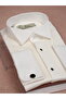 Slim Fit Pleated Groom's Shirt - 4