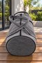 Faux Leather Duffel Bag, Travel and Carry-On Bag, Zippered, Large Volume, Durable, Stylish and Convenient Handbag - 5