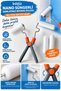 Corrugated Moist Eraser Cleaning Sponge Multi-Purpose for Bathroom, Kitchen, Dishes and Car - 4