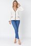 Women's V-Neck Mercerized Knitwear Cardigan - 2