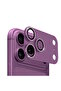iPhone 18 Pro Compatible Camera Lens Protector with Metal Frame, Rhinestone and Silver Full Coverage Protective Glass - 2