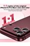 iPhone 18 Pro Compatible Camera Lens Protector with Metal Frame, Rhinestone and Silver Full Coverage Protective Glass - 7