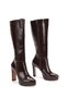 Thea Women's Platform Heeled Below-The-Knee Boots - 3