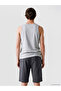 Vizyon New Season Black U-Neck Combed Cotton Men's Undershirt 3-Pack - 5