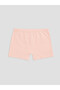 Ozmarka New Season Pink Printed Girls' Boxer Shorts 3-Piece Set - 3
