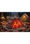 Camping Family Natural Coconut Shell Charcoal Briquettes, 10KG, Hexagonal Shape, 5-6 Hours Burn Time, for BBQ Grilling and Hookah, Model CM-V8441 - 3