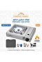 Portable Camping Gas Stove, 2-In-1 High Power Cooker, 3100W Fire Power, Electronic Ignition, Stainless Steel Construction With Carrying Case – Model CM-P3416 - 4