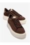 Women's High-Sole Suede Leather Lace-Up Orthopedic Sole Walking Shoes Sneakers - 3