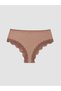 Vizyon New Season Brown Lace Detailed Bikini Panties 3-Piece - 5