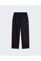W Tnf Essential Simple Dome Straight Leg Women's Black Sweatpants - 7