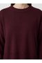Lcw Modest Burgundy Crew Neck Women's Knitwear Sweater - 3