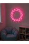 Güneş Figürlü LED Neon Duvar Tablosu | Pembe Aydınlatmalı Çocuk Odası Dekoru - 4