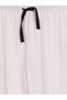 Özmarka New Season Ecru Crew Neck Striped Women's Pajama Set - 7