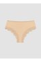 Vizyon New Season Brown Lace Detailed Bikini Panties 3-Piece - 2