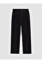 Vizyon New Season Black Regular Fit Velvet Men's Chino Trousers - 4