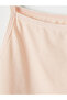 Vizyon New Season Pink Square Neck Girls' Underwear Undershirt - 2