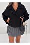 Women's Quality Wide-Collar Snap-On Jacket