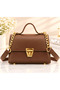 Women's Coffee Shoulder Bag - 3