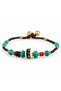 Turquoise Beaded Ethnic Patterned String Bracelet – Colorful Bohemian Women's Accessory - 2