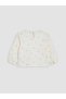 Vizyon New Season Ecru Bow Patterned Baby Girl T-Shirt - 3