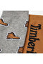Hampshire 2 Pack All over Print Boot Cre Unisex Dark Gray Socks - 2