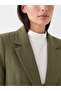 Özmarka New Season Khaki Women's Blazer Jacket - 3