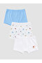 Peak New Season Ecru Boys' Boxer 3-Pack - 6