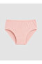 Özmarka New Season Pink Patterned Girls' Panties 3-Piece Set - 4