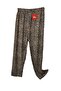 Plus Size Women's Suede Pants with Elastic Waist - 3