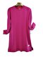 Plus Size Two Yarn Compact Combed Cotton Tunic