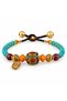Turquoise Beaded Ethnic Patterned Figure Detailed Handmade Stylish Bracelet - 2