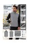 Men's softshell vest, 3 layers, - LE840