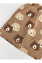 Teddy Bear Printed Baby Boy Beanie (W6) - 5