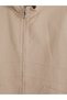 Peak New Season Beige Loose Fit Gabardine Men's Jacket. - 3