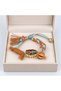 Colorful Knitted String Wooden Detailed Handmade Bohemian Bracelet Accessory - 3