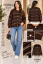 Crew Neck Soft Textured Angora Knitwear - 2
