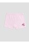 Özmarka New Season Ecru Printed Girls' 3-Piece Boxer Set - 2