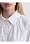 Vizyon New Season White Drawstring Women's Shirt - 3