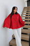 Oversize Fit Cape Poncho Jacket - 3