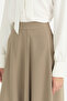Segmented Modern Skirt - Mink - 3