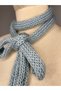 Hand Knitted Design Scarf Shawl Neck Collar Foulard - 3