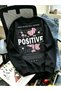 Women's Floral Postive Printed Crew Neck Sweatshirt - 2