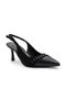 Black Ovis Heeled Genuine Leather Lined Shoes Tx01 - 2
