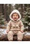 100% Knitwear Unisex Baby Jumpsuit with Pompom - 2