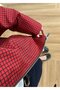Zr Model Viral Red Plaid Jacket - 7